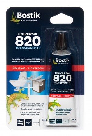 820 55ml scaled - Bostik Cola Universal 820 Transparente 55ml