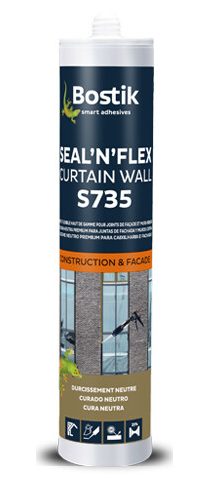s735 - Silicone Neutro S735 SEAL’N’FLEX CURTAIN WALL 300ml